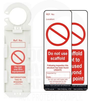 Scaffold Prohibition Tag Kit